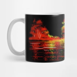 Autumn Trees Reflections Mug